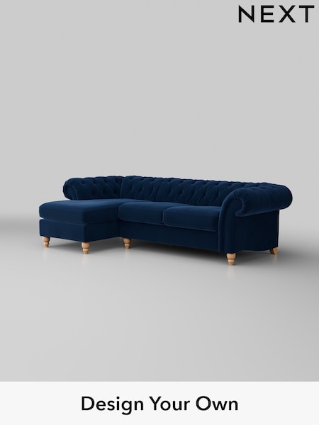 Plush Velvet Easy Clean/Navy Blue Gosford Ii Deep Sit (H34148) | £2,525