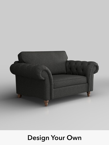 Tweedy Blend Easy Clean/Charcoal Grey Gosford Highback Ii Deep Sit (H34152) | £1,275