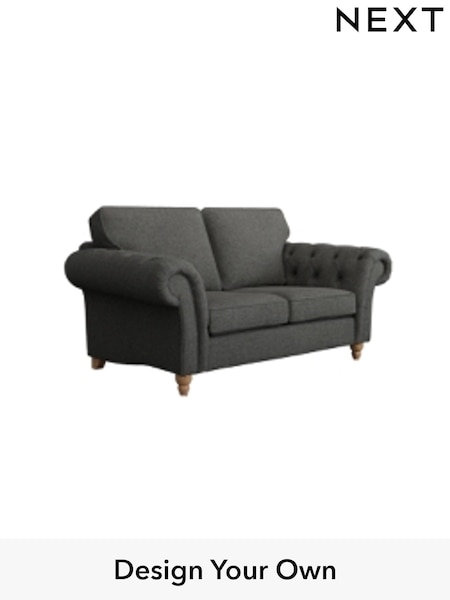 Tweedy Blend Easy Clean/Charcoal Grey Gosford Highback Ii Deep Sit (H34152) | £1,299