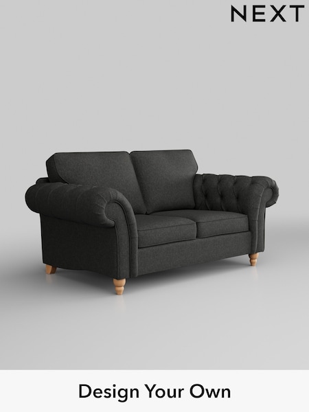 Tweedy Blend Easy Clean/Charcoal Grey Gosford Highback Ii Deep Sit (H34152) | £1,299