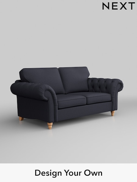 Tweedy Blend Easy Clean/Dark Slate Blue Gosford Highback Ii Deep Sit (H34153) | £1,399
