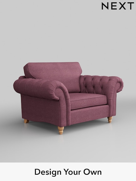 Tweedy Blend Easy Clean/Mid Mulberry Purple Gosford Highback Ii Deep Sit (H34154) | £1,075