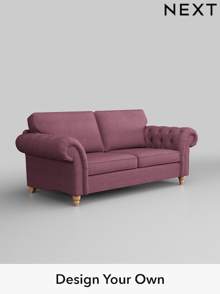 Tweedy Blend Easy Clean/Mid Mulberry Purple Gosford Highback Ii Deep Sit (H34154) | £1,499
