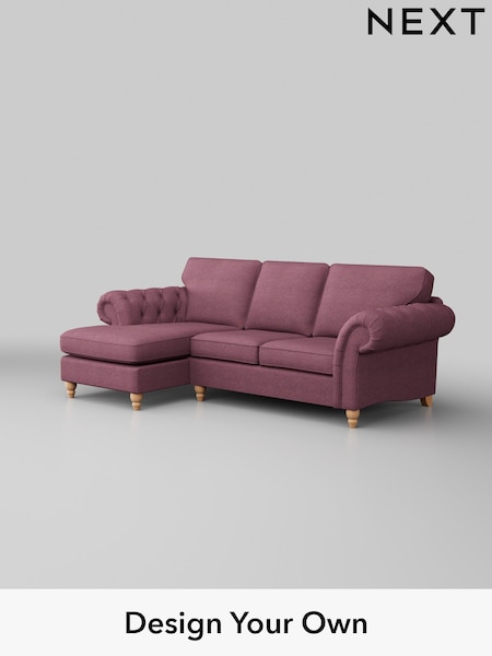 Tweedy Blend Easy Clean/Mid Mulberry Purple Gosford Highback Ii Deep Sit (H34154) | £2,375