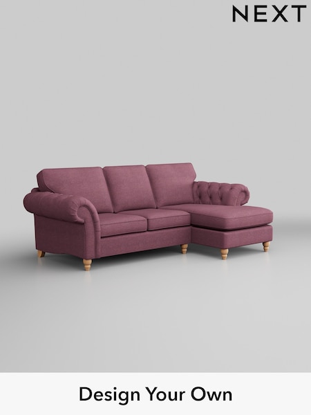 Tweedy Blend Easy Clean/Mid Mulberry Purple Gosford Highback Ii Deep Sit (H34154) | £2,375