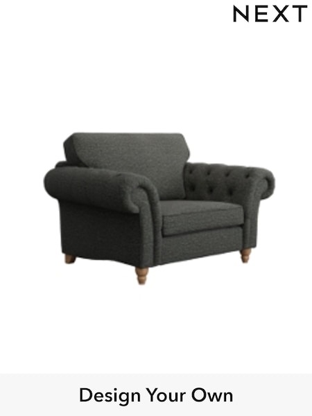 Tweedy Chenille/Dark Grey Gosford Highback Ii Deep Sit (H34156) | £1,075