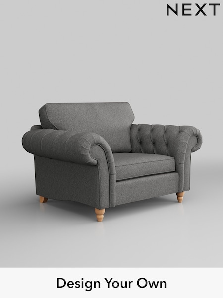 Tweedy Chenille/Dark Grey Gosford Highback Ii Deep Sit (H34156) | £1,075