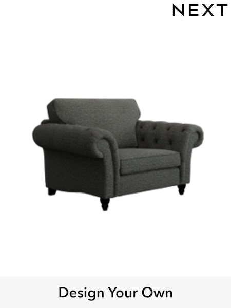 Tweedy Chenille/Dark Grey Gosford Highback Ii Deep Sit (H34156) | £1,075
