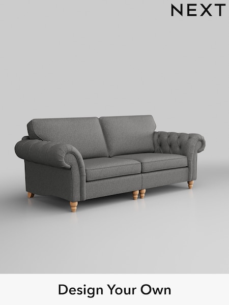 Tweedy Chenille/Dark Grey Gosford Highback Ii Deep Sit (H34156) | £1,599
