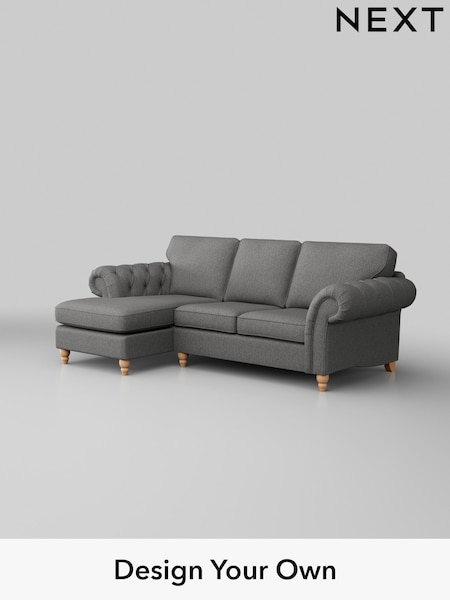 Tweedy Chenille/Dark Grey Gosford Highback Ii Deep Sit (H34156) | £2,375