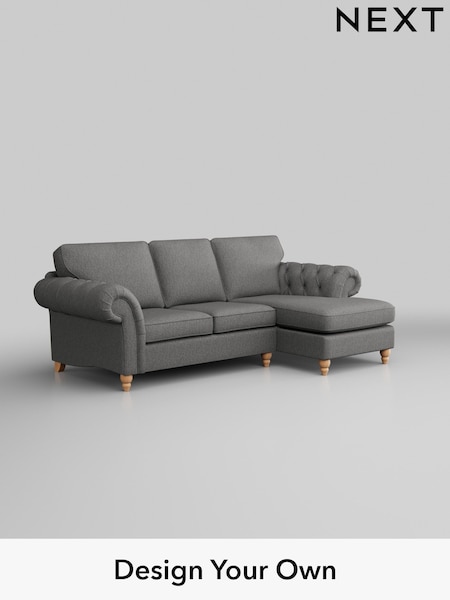 Tweedy Chenille/Dark Grey Gosford Highback Ii Deep Sit (H34156) | £2,375