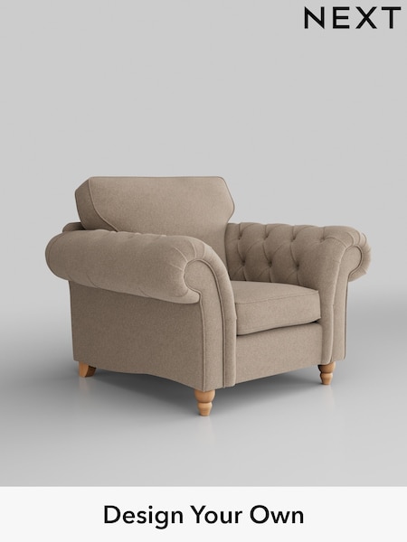 Tweedy Blend Easy Clean/Light Dove Natural Gosford Highback Ii Deep Sit (H34157) | £975