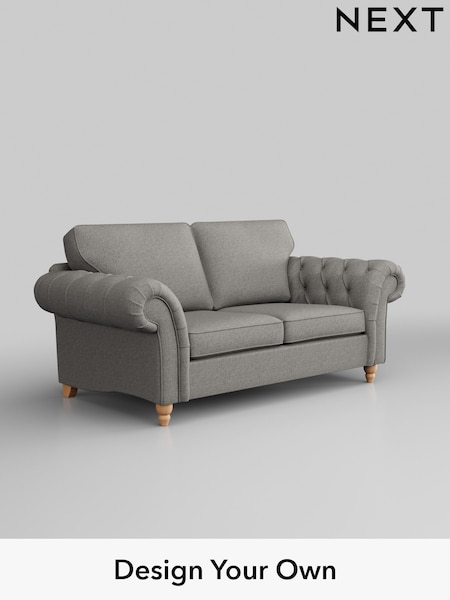 Woven Chenille Easy Clean/Light Grey Gosford Highback Ii Deep Sit (H34160) | £1,525