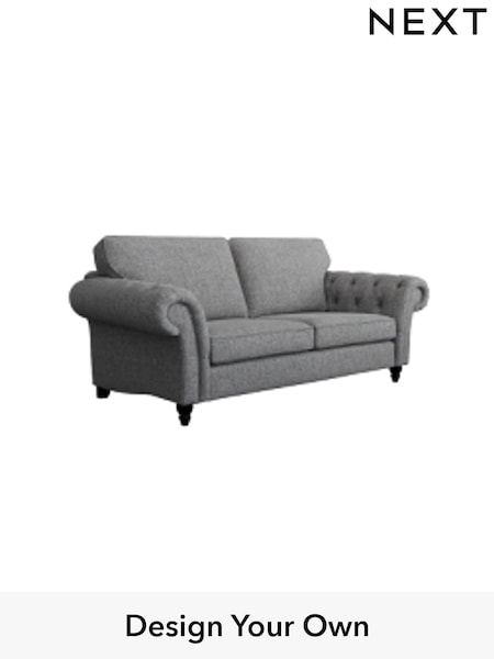 Woven Chenille Easy Clean/Light Grey Gosford Highback Ii Deep Sit (H34160) | £1,625