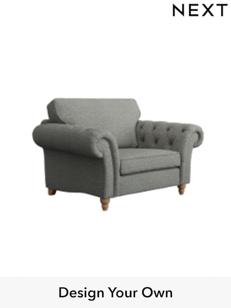 Tweedy Chenille/Mid Grey Gosford Highback Ii Deep Sit (H34162) | £1,075