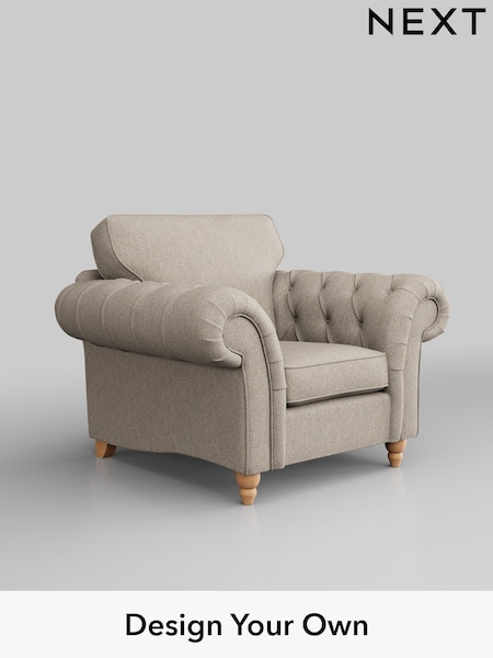 Tweedy Chenille/Mid Natural Gosford Highback Ii Deep Sit (H34167) | £975