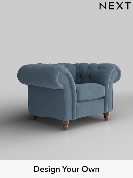 Relaxed Linen Look/Mid Blue Gosford Ii Deep Sit (H34175) | £1,075