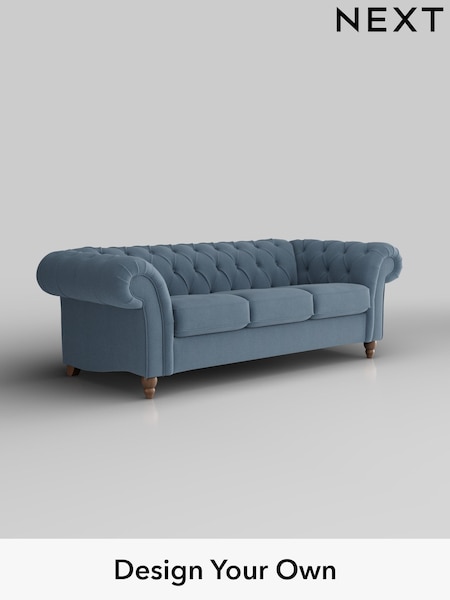 Relaxed Linen Look/Mid Blue Gosford Ii Deep Sit (H34175) | £1,625
