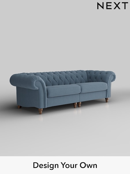 Relaxed Linen Look/Mid Blue Gosford Ii Deep Sit (H34175) | £1,725