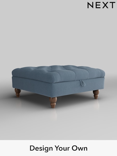 Relaxed Linen Look/Mid Blue Gosford Highback Ii Deep Sit (H34178) | £499