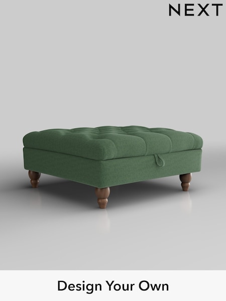 Relaxed Linen Look/Dark Green Gosford Highback Ii Deep Sit (H34179) | £499
