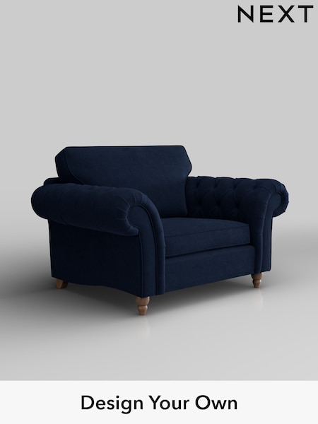 Luxe Chenille/Navy Blue Gosford Highback Ii Deep Sit (H34190) | £1,275