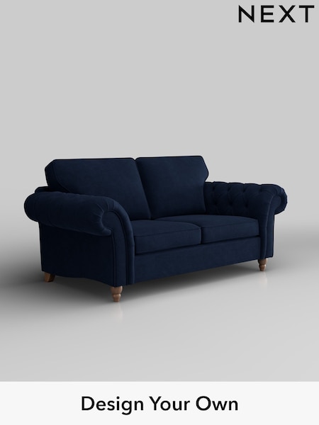 Luxe Chenille/Navy Blue Gosford Highback Ii Deep Sit (H34190) | £1,650