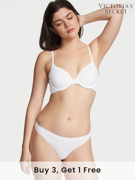 Victoria's Secret White Thong Knickers (H34204) | £9
