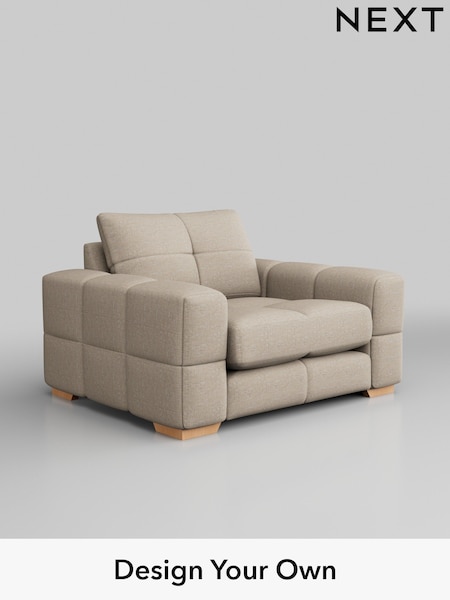 Boucle Weave Easy Clean/Dark Natural Brooke Deep Sit (H34205) | £1,225