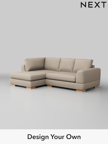 Boucle Weave Easy Clean/Dark Natural Clayton (H34207) | £1,625