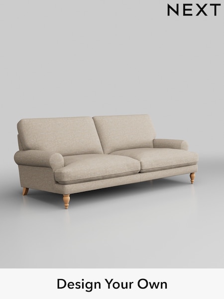 Boucle Weave Easy Clean/Dark Natural Erin Deep Relaxed Sit (H34208) | £1,275