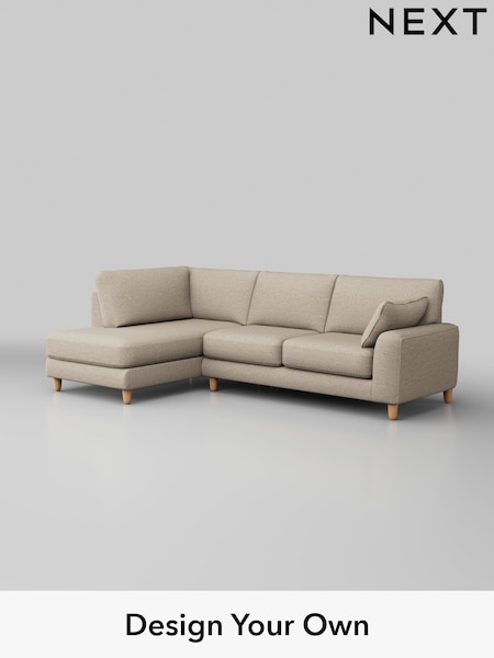 Boucle Weave Easy Clean/Dark Natural Campbell (H34210) | £1,775