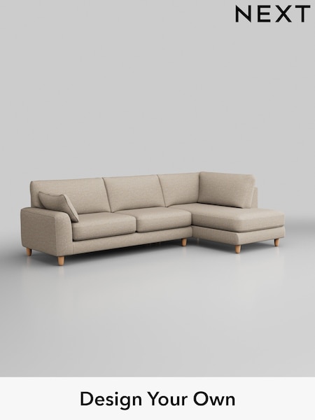 Boucle Weave Easy Clean/Dark Natural Campbell (H34210) | £1,875