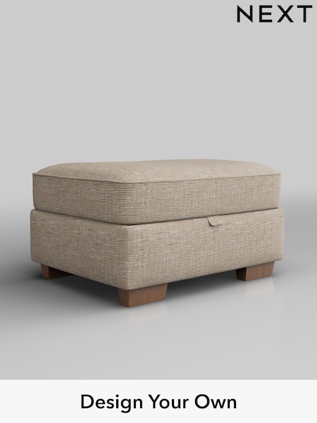 Boucle Weave Easy Clean/Dark Natural Hayden Buttoned Back (H34212) | £450