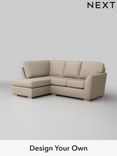 Boucle Weave Easy Clean/Dark Natural Malvern (H34215) | £1,250