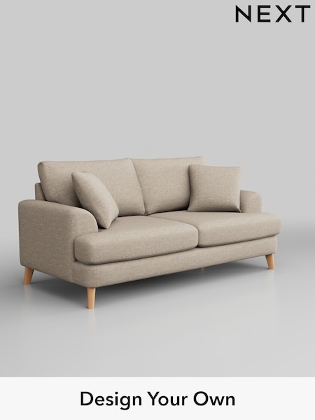 Boucle Weave Easy Clean/Dark Natural Parker (H34218) | £1,250