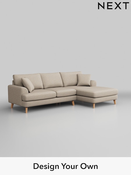 Boucle Weave Easy Clean/Dark Natural Parker (H34218) | £2,150