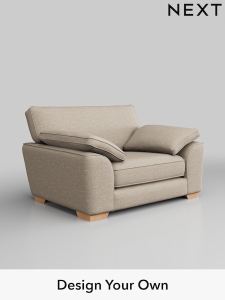 Boucle Weave Easy Clean/Dark Natural Stamford Grand Relaxed Sit (H34222) | £1,199
