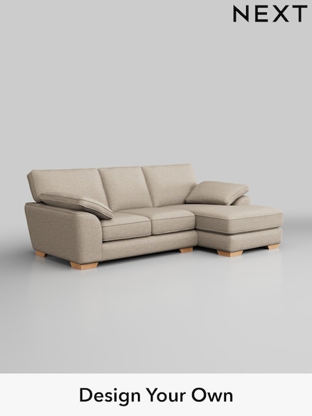 Boucle Weave Easy Clean/Dark Natural Stamford Grand Relaxed Sit (H34222) | £2,125