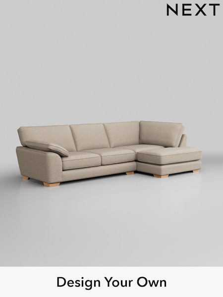 Boucle Weave Easy Clean/Dark Natural Stamford Grand Relaxed Sit (H34222) | £2,375