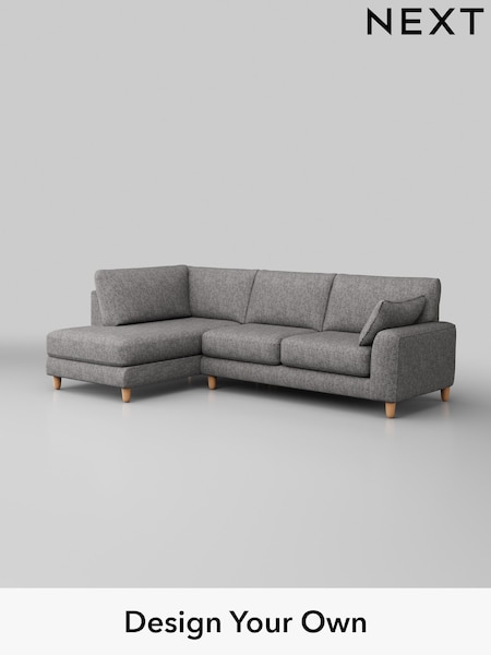 Chunky Boucle Easy Clean/Light Grey Campbell (H34224) | £1,875