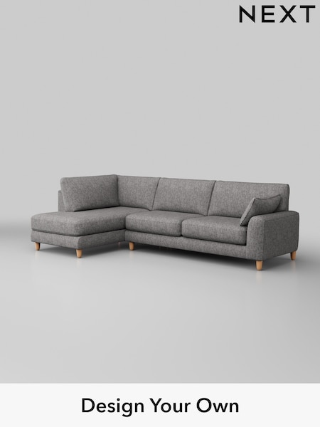 Chunky Boucle Easy Clean/Light Grey Campbell (H34224) | £1,975