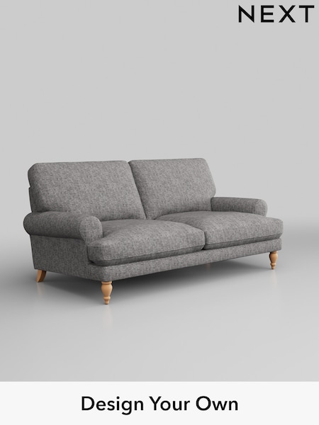 Chunky Boucle Easy Clean/Light Grey Erin Deep Relaxed Sit (H34225) | £1,275