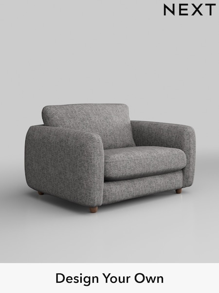 Chunky Boucle Easy Clean/Light Grey Aiden (H34226) | £925