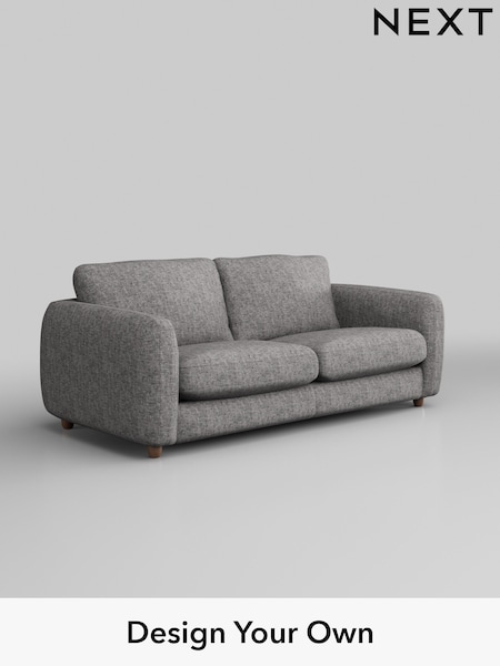 Chunky Boucle Easy Clean/Light Grey Aiden (H34226) | £1,225
