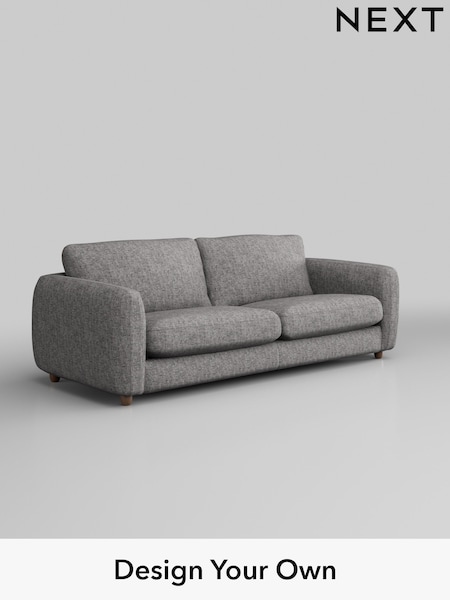 Chunky Boucle Easy Clean/Light Grey Aiden (H34226) | £1,325