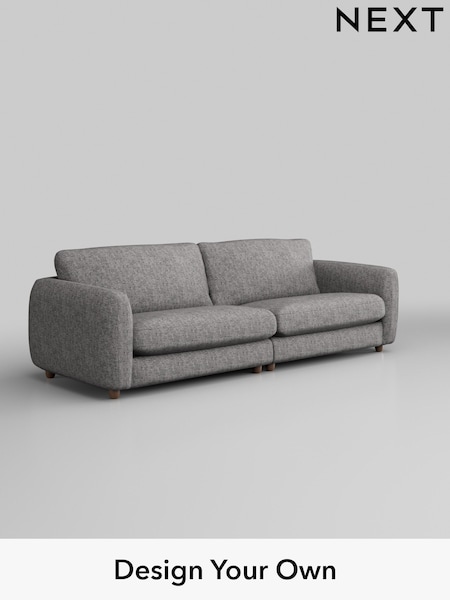 Chunky Boucle Easy Clean/Light Grey Aiden (H34226) | £1,425
