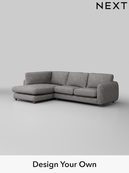 Chunky Boucle Easy Clean/Light Grey Aiden (H34226) | £1,825