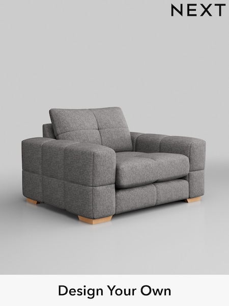 Chunky Boucle Easy Clean/Light Grey Brooke Deep Sit (H34227) | £1,325