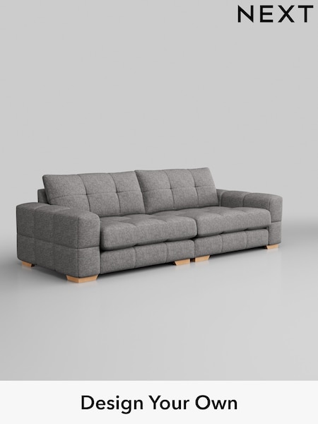 Chunky Boucle Easy Clean/Light Grey Brooke Deep Sit (H34227) | £1,825